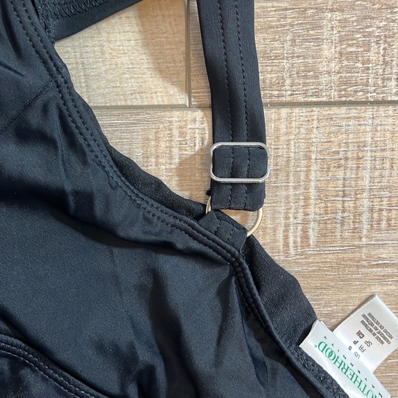 Motherhood Maternity black tankini ruching padded  adjustable strap S - Picture 3 of 9